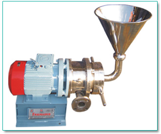 colloidmill for homogeneous emulsion